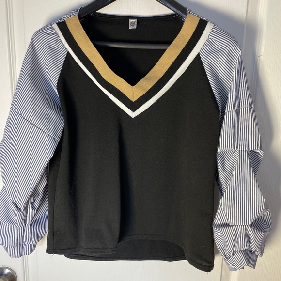 Size L Color Block Blouse - Picture 5 of 12